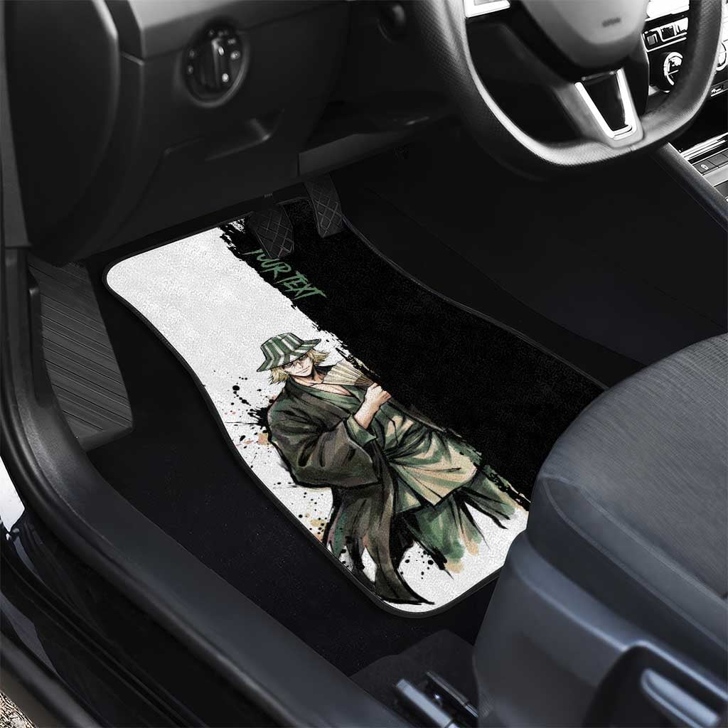 Personalized Kisuke Urahara Car Mats Ink Splash Anime Brush Style