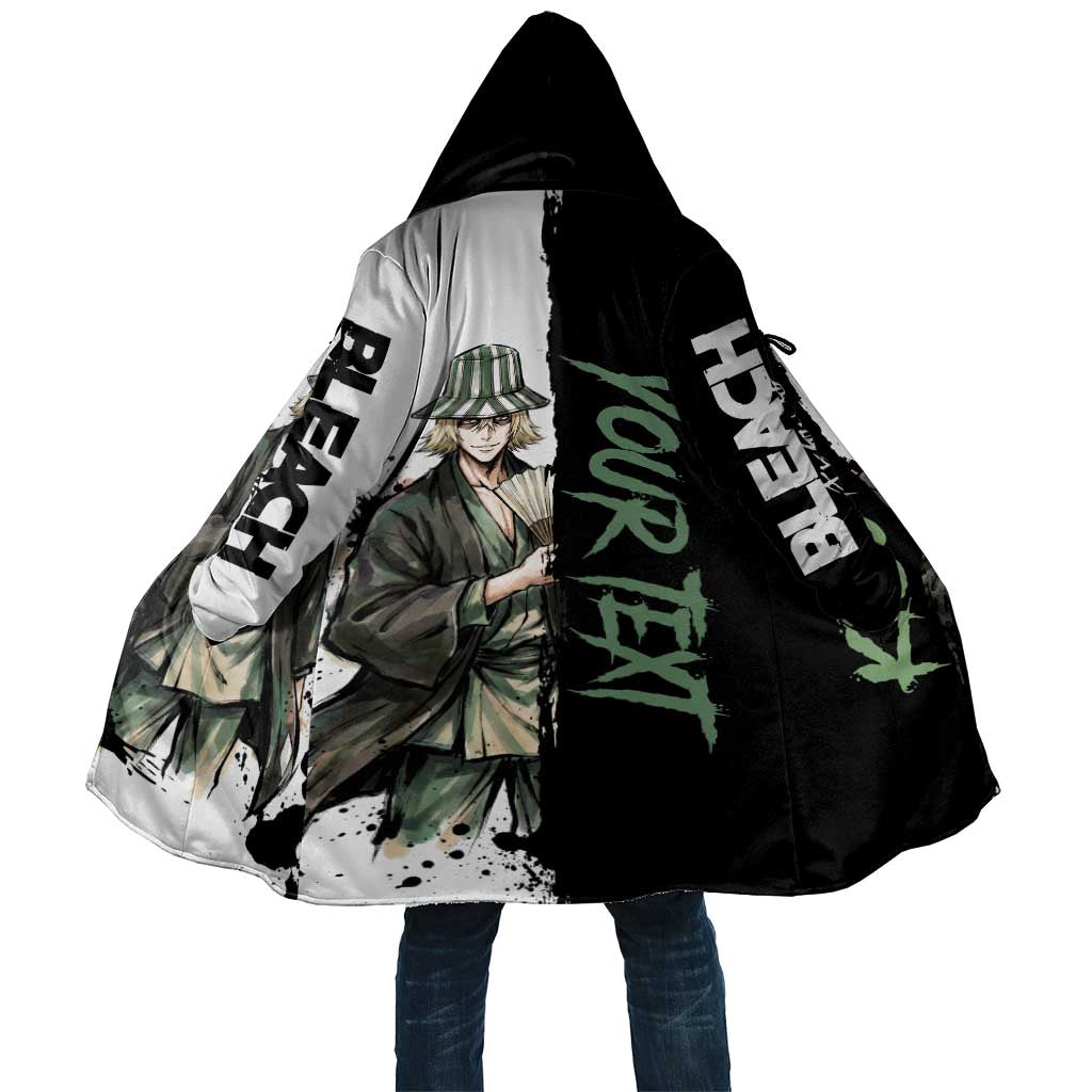 Personalized Kisuke Urahara Cloak Ink Splash Anime Brush Style