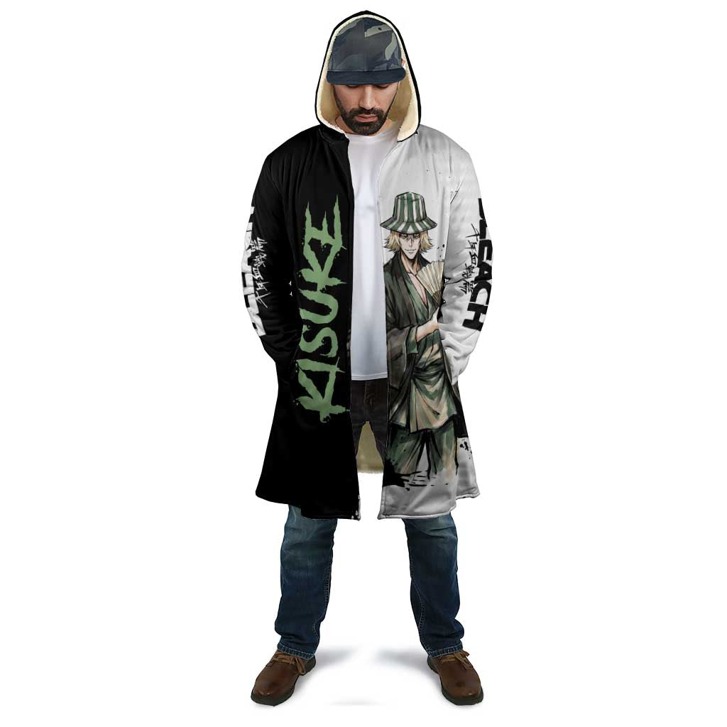 Personalized Kisuke Urahara Cloak Ink Splash Anime Brush Style