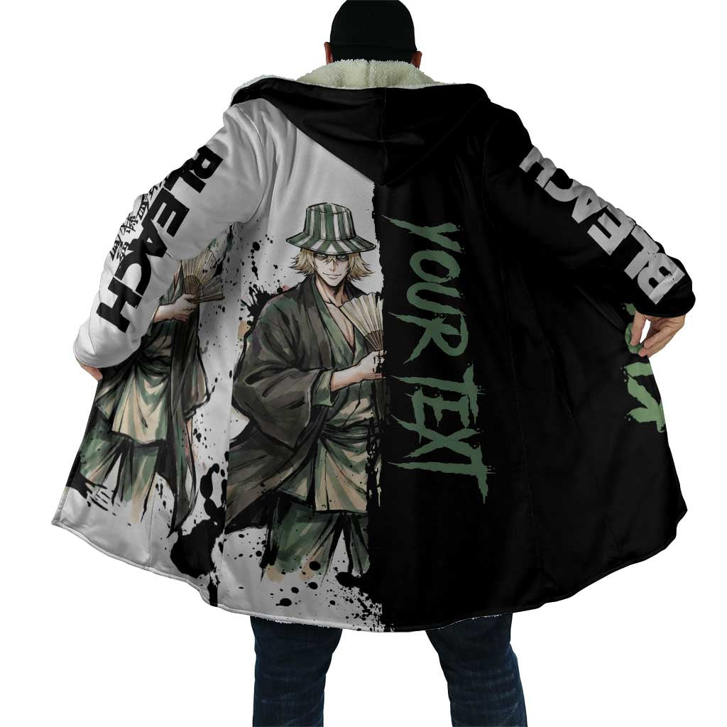 Personalized Kisuke Urahara Cloak Ink Splash Anime Brush Style
