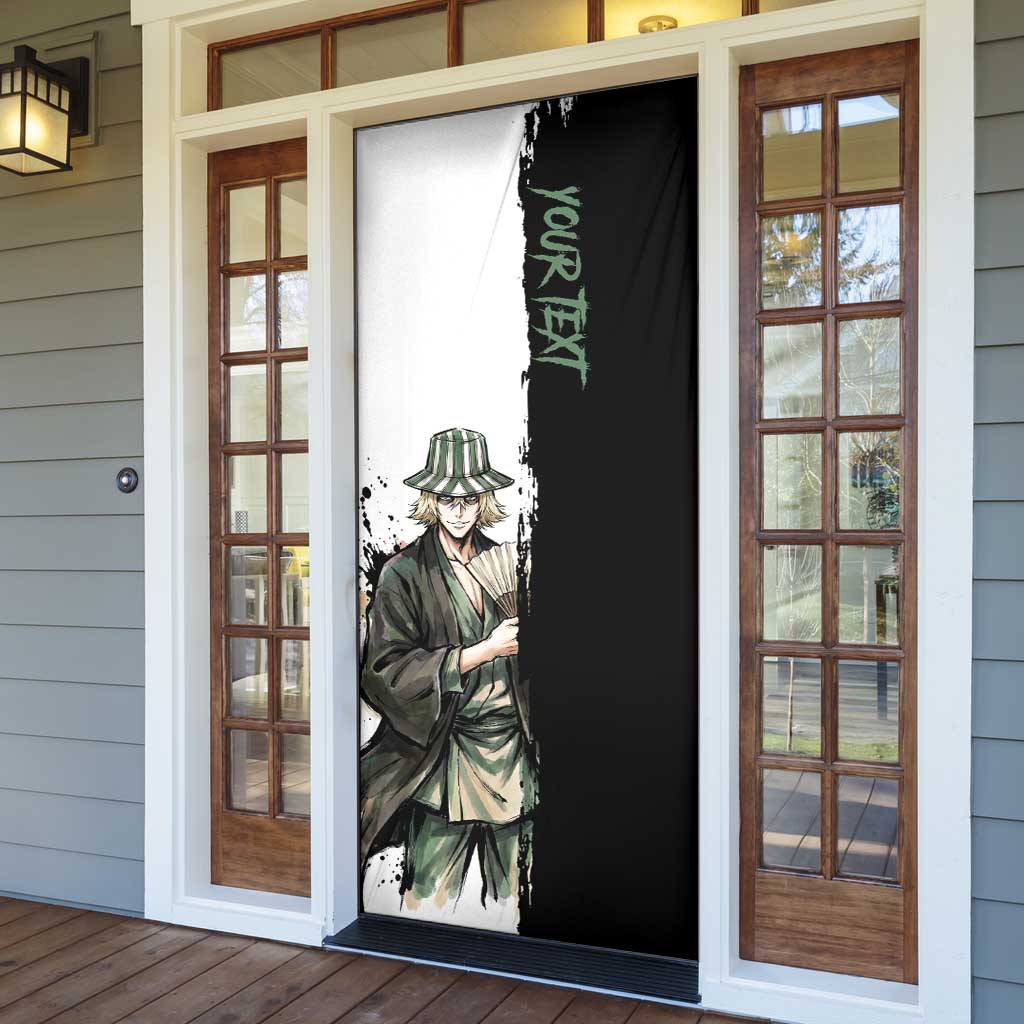 Personalized Kisuke Urahara Door Cover Ink Splash Anime Brush Style