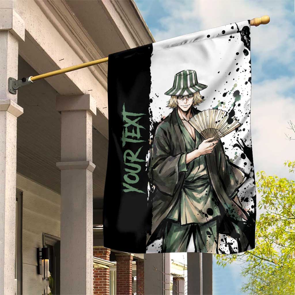 Personalized Kisuke Urahara Garden Flag Ink Splash Anime Brush Style