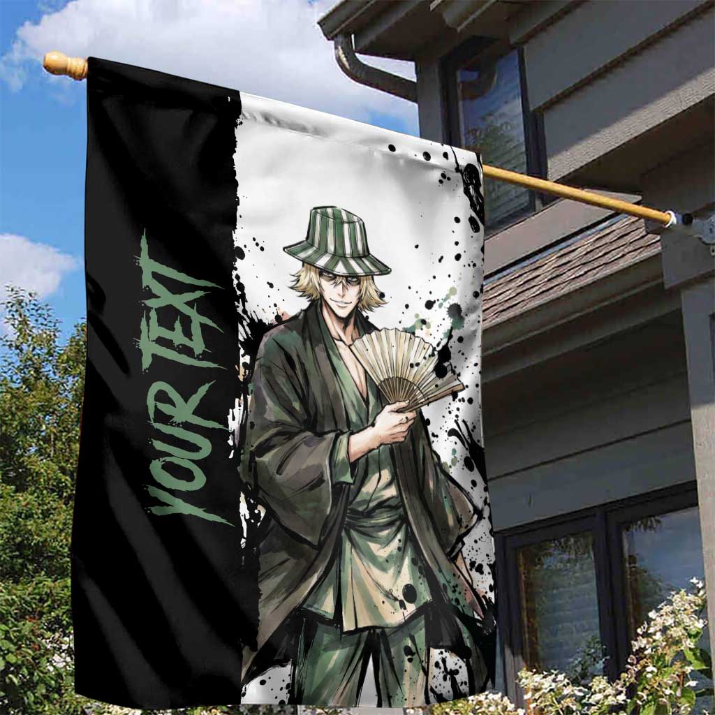 Personalized Kisuke Urahara Garden Flag Ink Splash Anime Brush Style