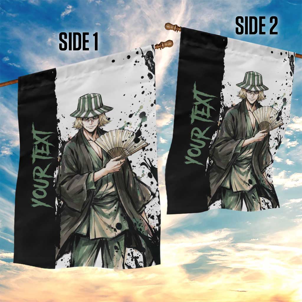 Personalized Kisuke Urahara Garden Flag Ink Splash Anime Brush Style