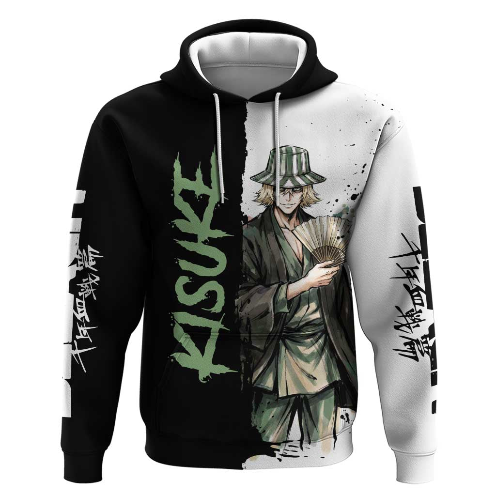 Personalized Kisuke Urahara Hoodie Ink Splash Anime Brush Style