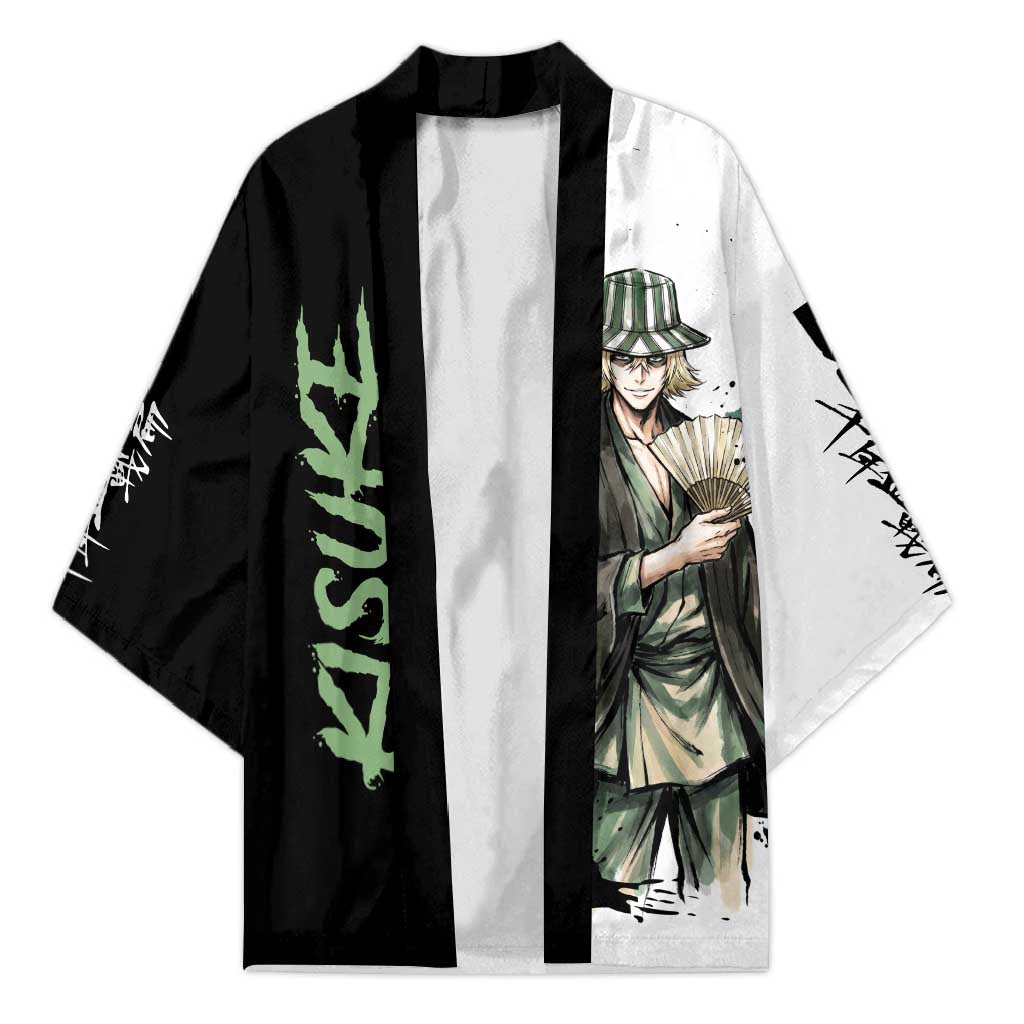 Personalized Kisuke Urahara Kimono Ink Splash Anime Brush Style