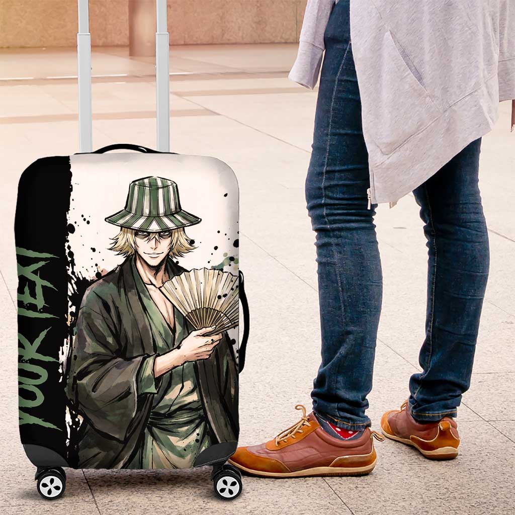 Personalized Kisuke Urahara Luggage Cover Ink Splash Anime Brush Style