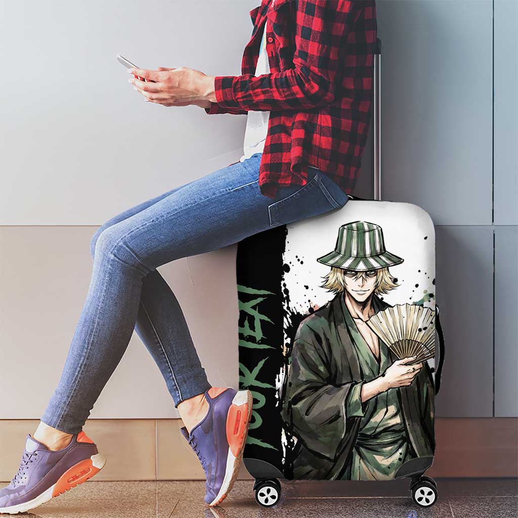 Personalized Kisuke Urahara Luggage Cover Ink Splash Anime Brush Style