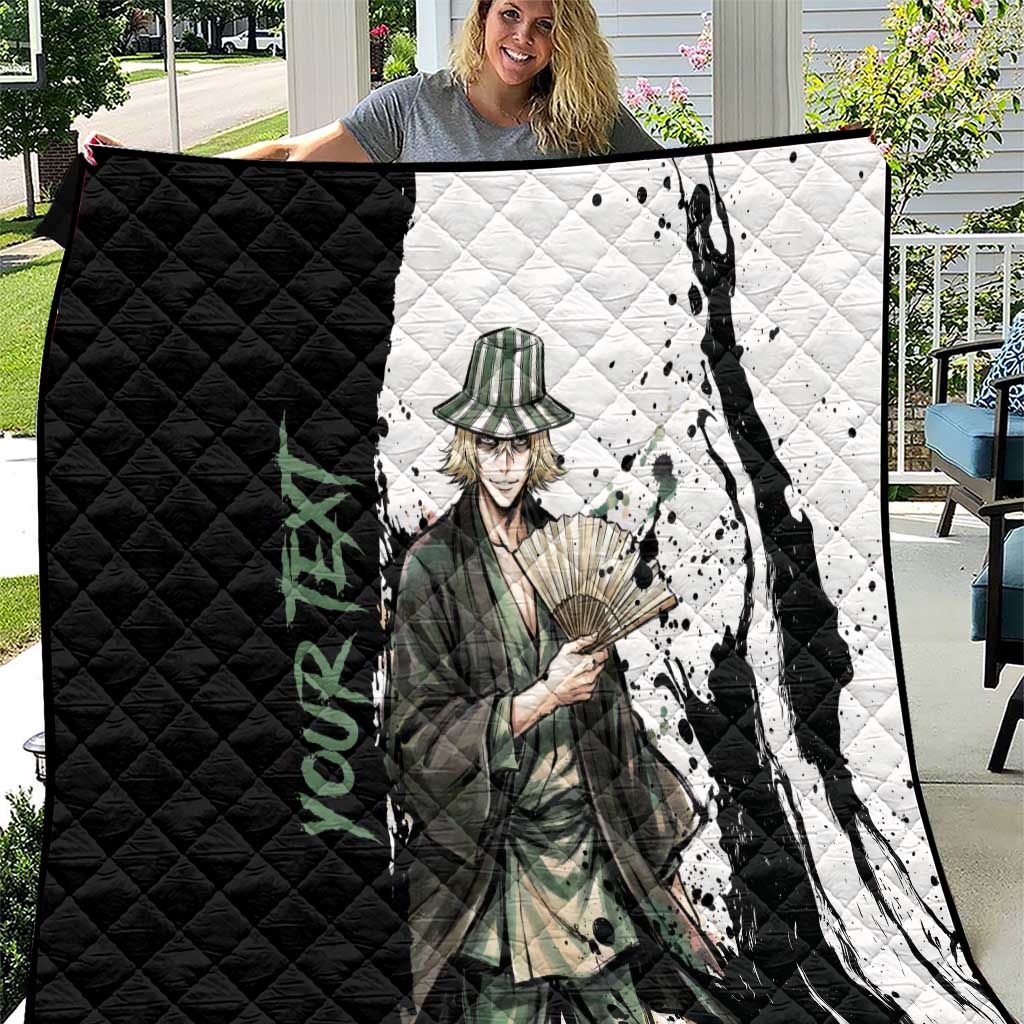 Personalized Kisuke Urahara Quilt Ink Splash Anime Brush Style