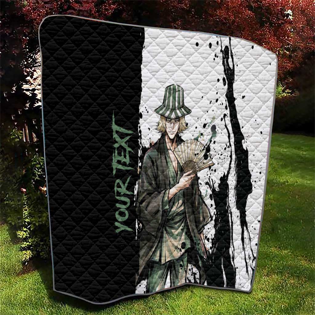 Personalized Kisuke Urahara Quilt Ink Splash Anime Brush Style