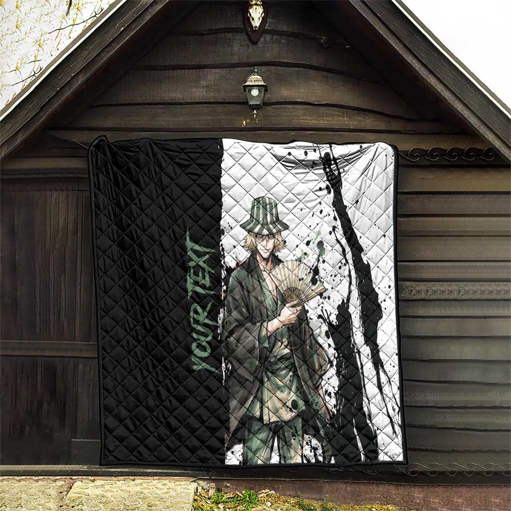 Personalized Kisuke Urahara Quilt Ink Splash Anime Brush Style