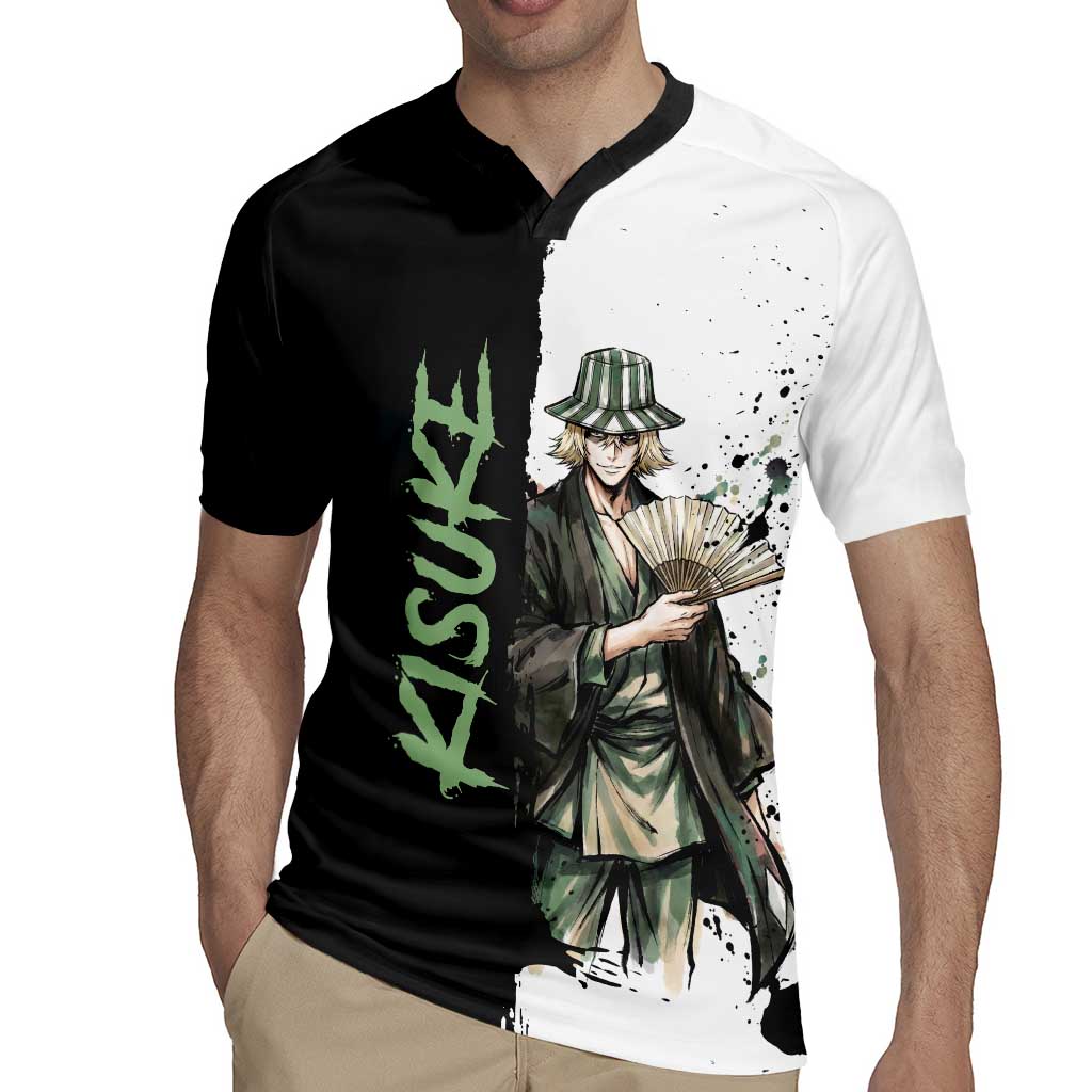 Personalized Kisuke Urahara Rugby Jersey Ink Splash Anime Brush Style