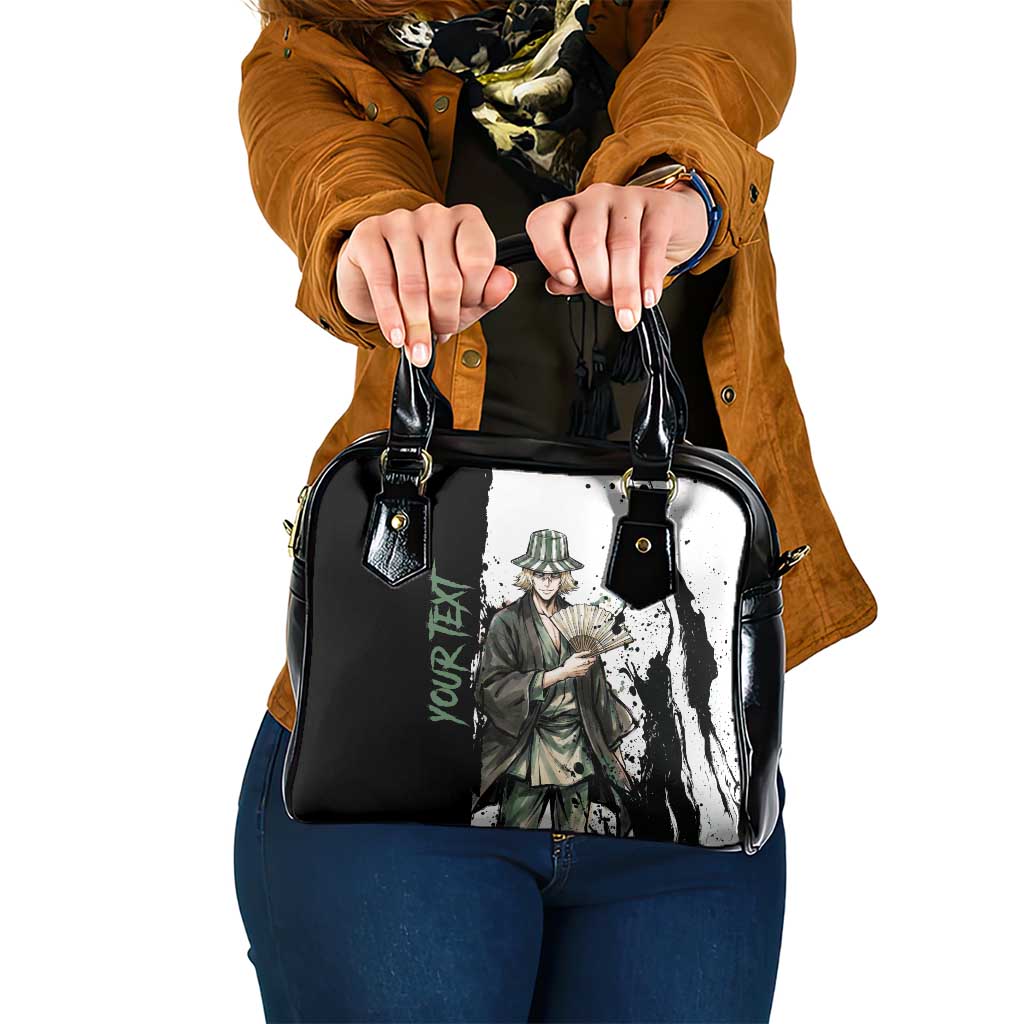 Personalized Kisuke Urahara Shoulder Handbag Ink Splash Anime Brush Style