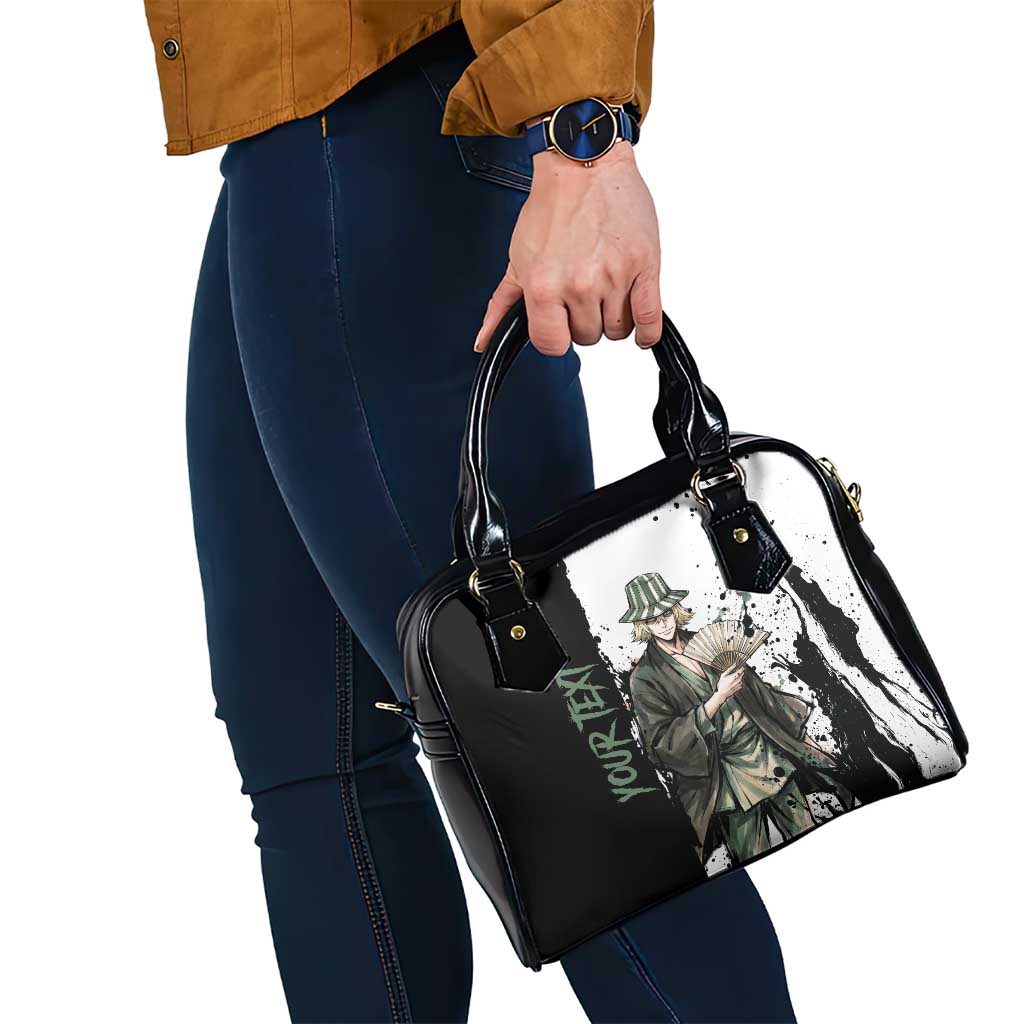 Personalized Kisuke Urahara Shoulder Handbag Ink Splash Anime Brush Style