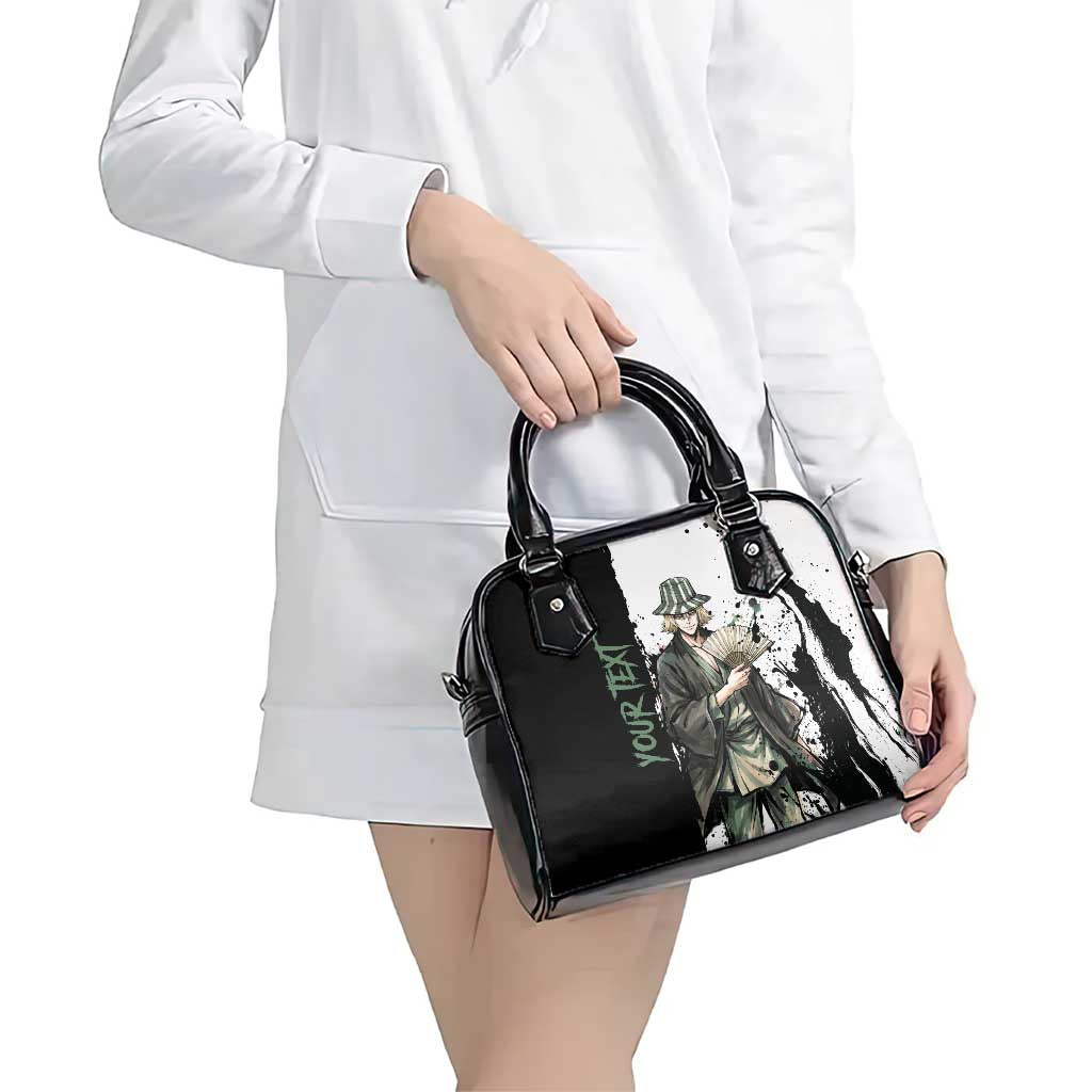 Personalized Kisuke Urahara Shoulder Handbag Ink Splash Anime Brush Style