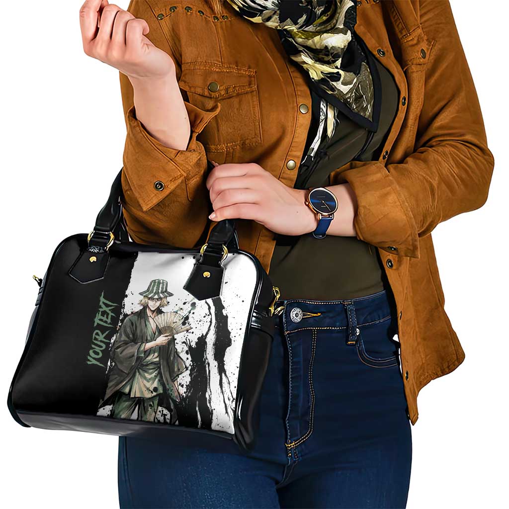 Personalized Kisuke Urahara Shoulder Handbag Ink Splash Anime Brush Style