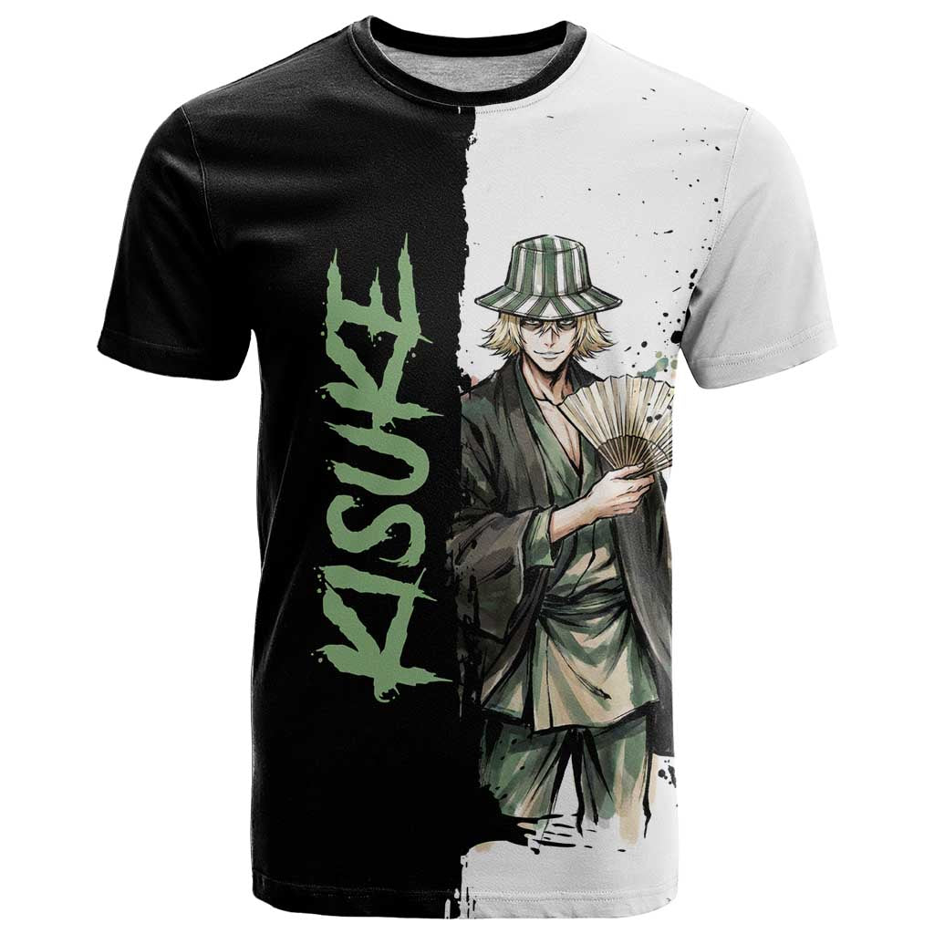 Personalized Kisuke Urahara T Shirt Ink Splash Anime Brush Style