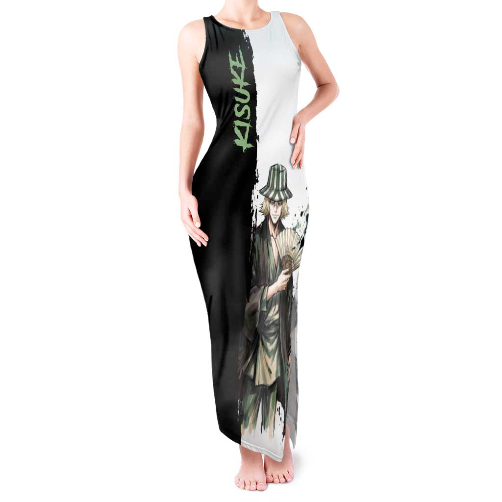 Personalized Kisuke Urahara Tank Maxi Dress Ink Splash Anime Brush Style