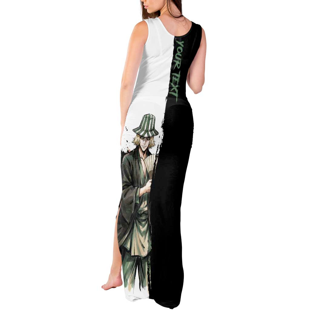 Personalized Kisuke Urahara Tank Maxi Dress Ink Splash Anime Brush Style