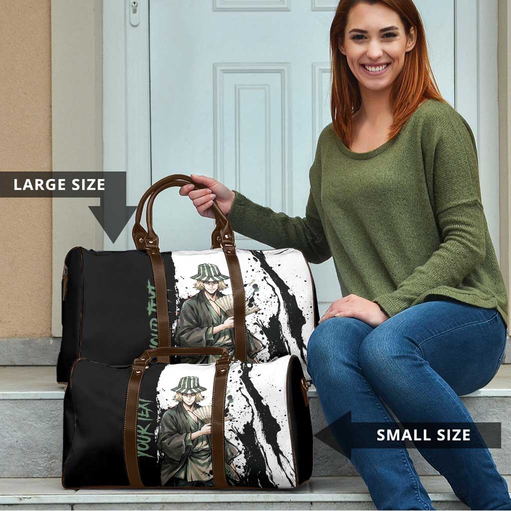 Personalized Kisuke Urahara Travel Bag Ink Splash Anime Brush Style