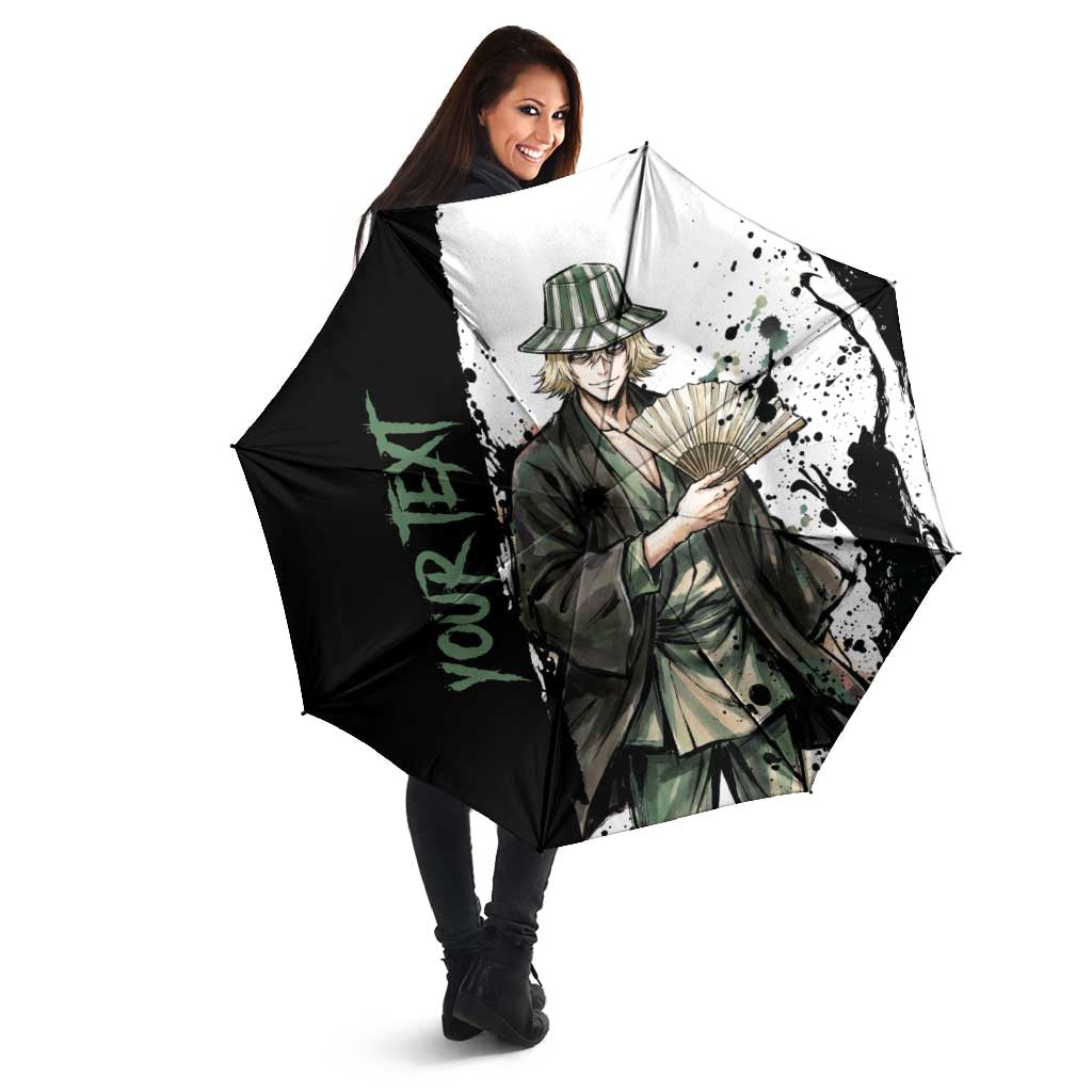 Personalized Kisuke Urahara Umbrella Ink Splash Anime Brush Style