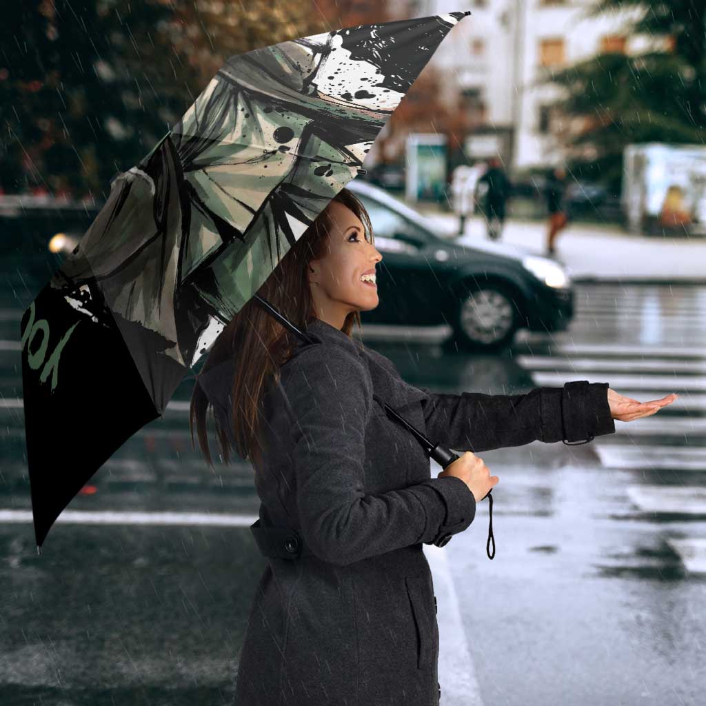 Personalized Kisuke Urahara Umbrella Ink Splash Anime Brush Style
