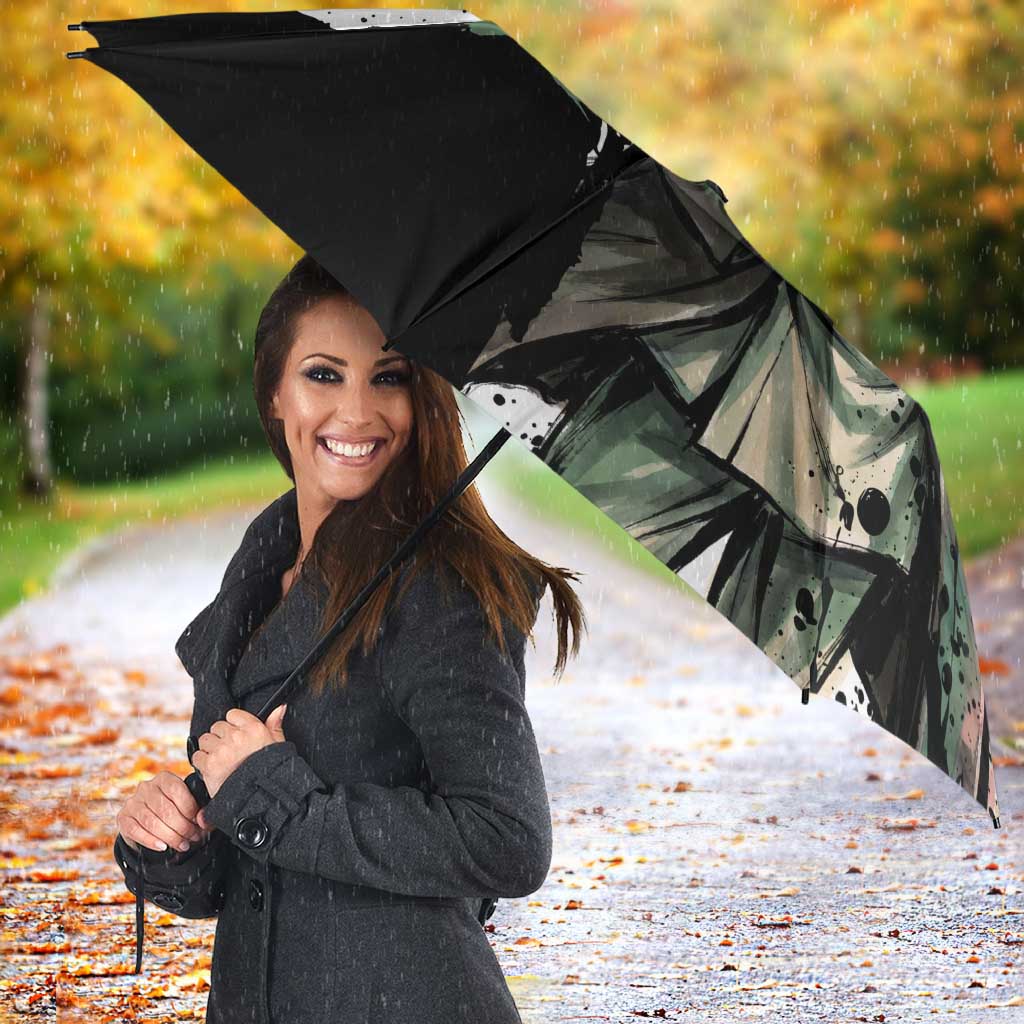 Personalized Kisuke Urahara Umbrella Ink Splash Anime Brush Style