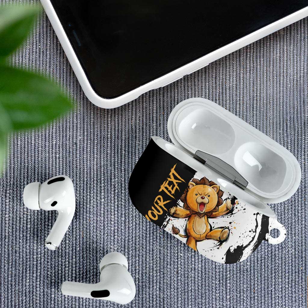 Personalized Kon AirPods Case Ink Splash Anime Brush Style