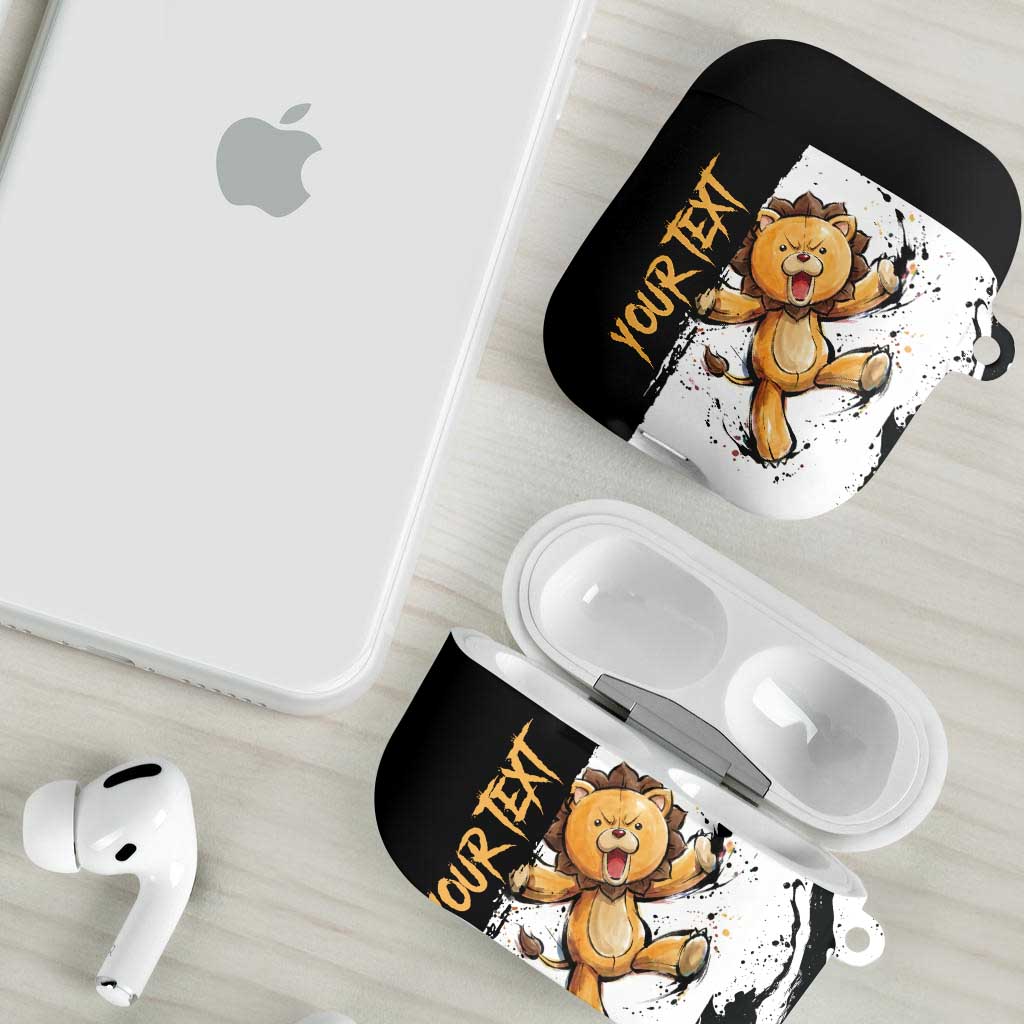 Personalized Kon AirPods Case Ink Splash Anime Brush Style