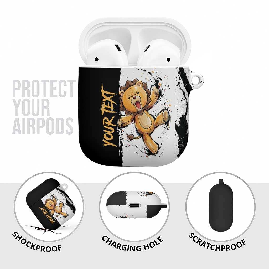 Personalized Kon AirPods Case Ink Splash Anime Brush Style
