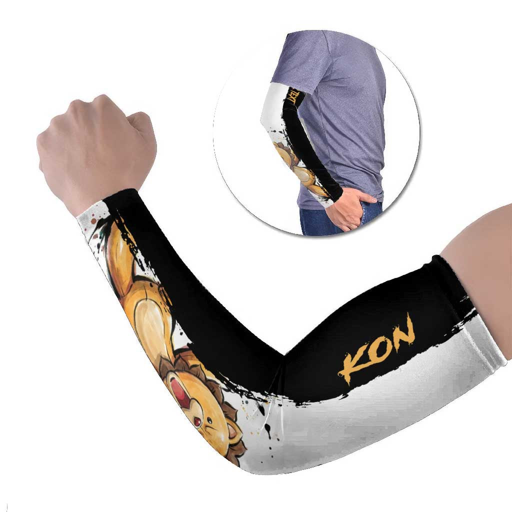 Personalized Kon Arm Sleeves Ink Splash Anime Brush Style