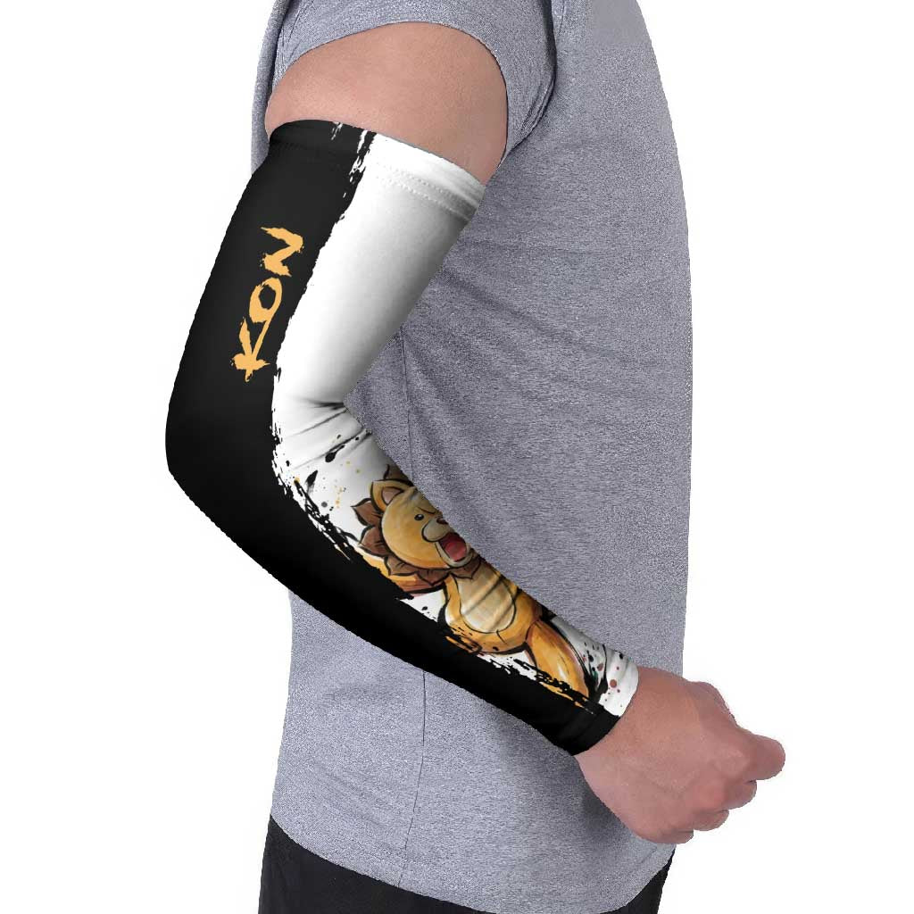 Personalized Kon Arm Sleeves Ink Splash Anime Brush Style