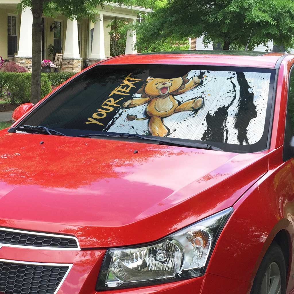 Personalized Kon Auto Sun Shade Ink Splash Anime Brush Style