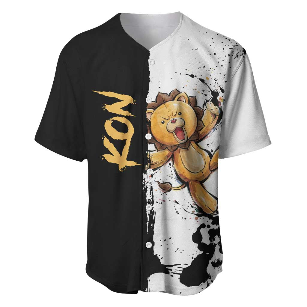 Personalized Kon Baseball Jersey Ink Splash Anime Brush Style