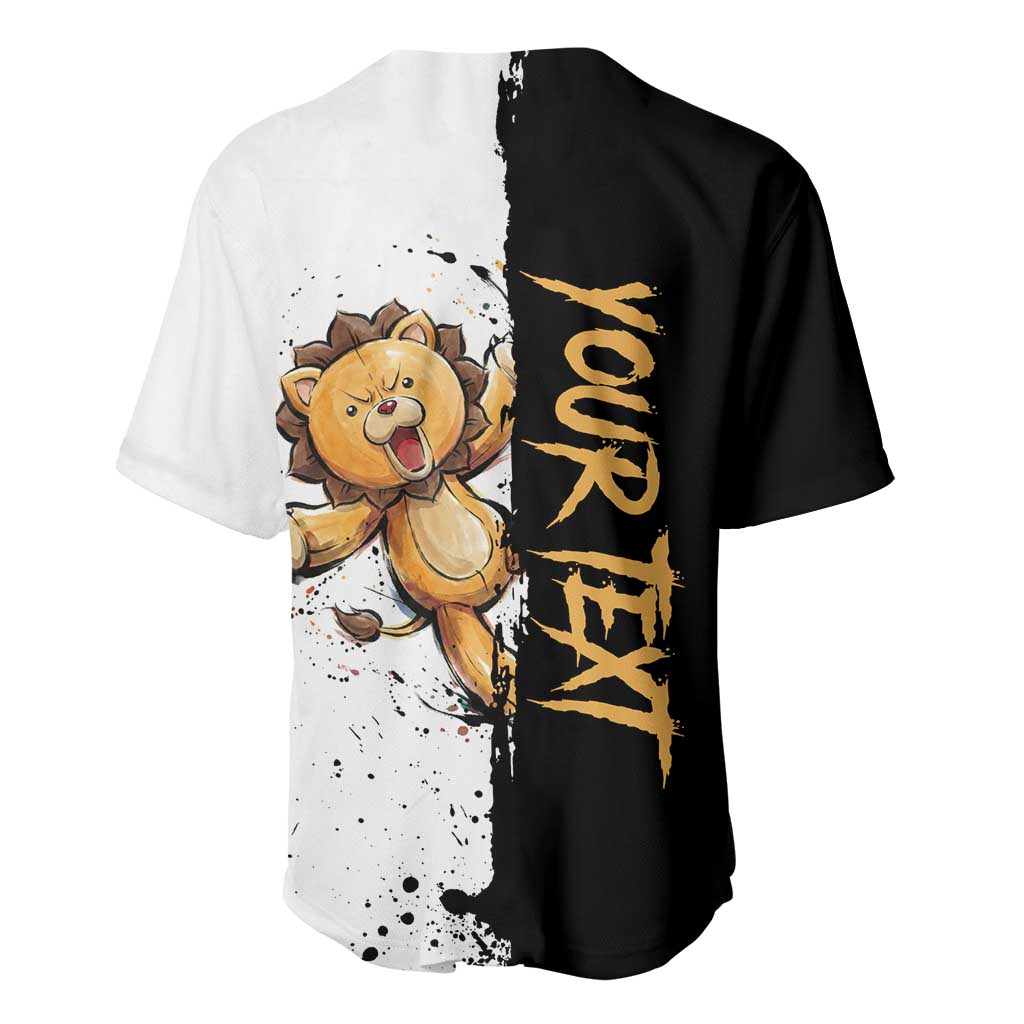 Personalized Kon Baseball Jersey Ink Splash Anime Brush Style