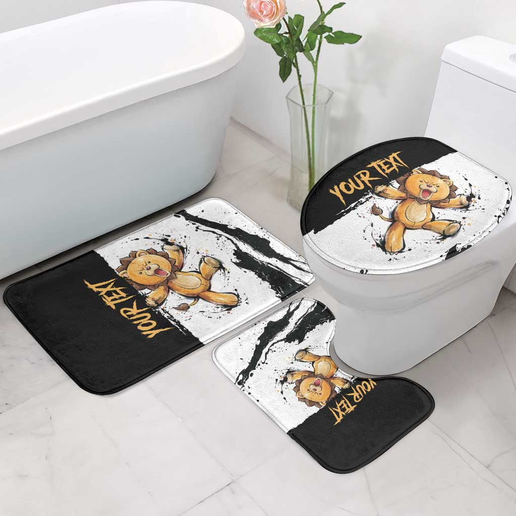 Personalized Kon Bathroom Set Ink Splash Anime Brush Style