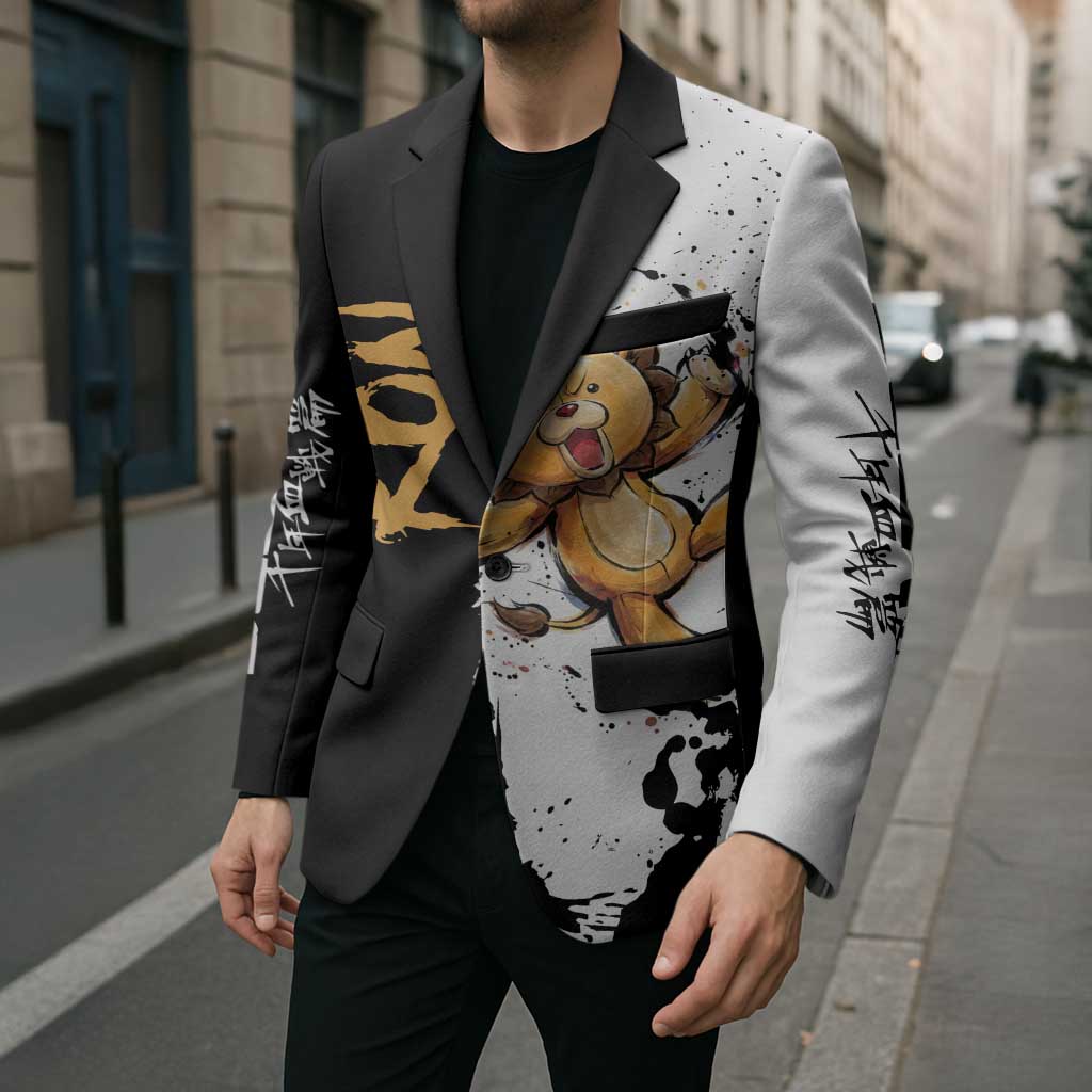 Personalized Kon Blazer Ink Splash Anime Brush Style