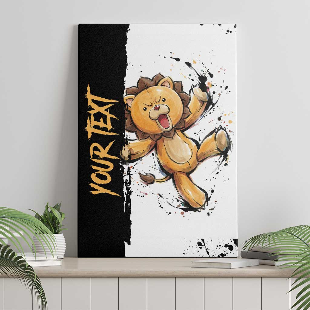 Personalized Kon Canvas Wall Art Ink Splash Anime Brush Style