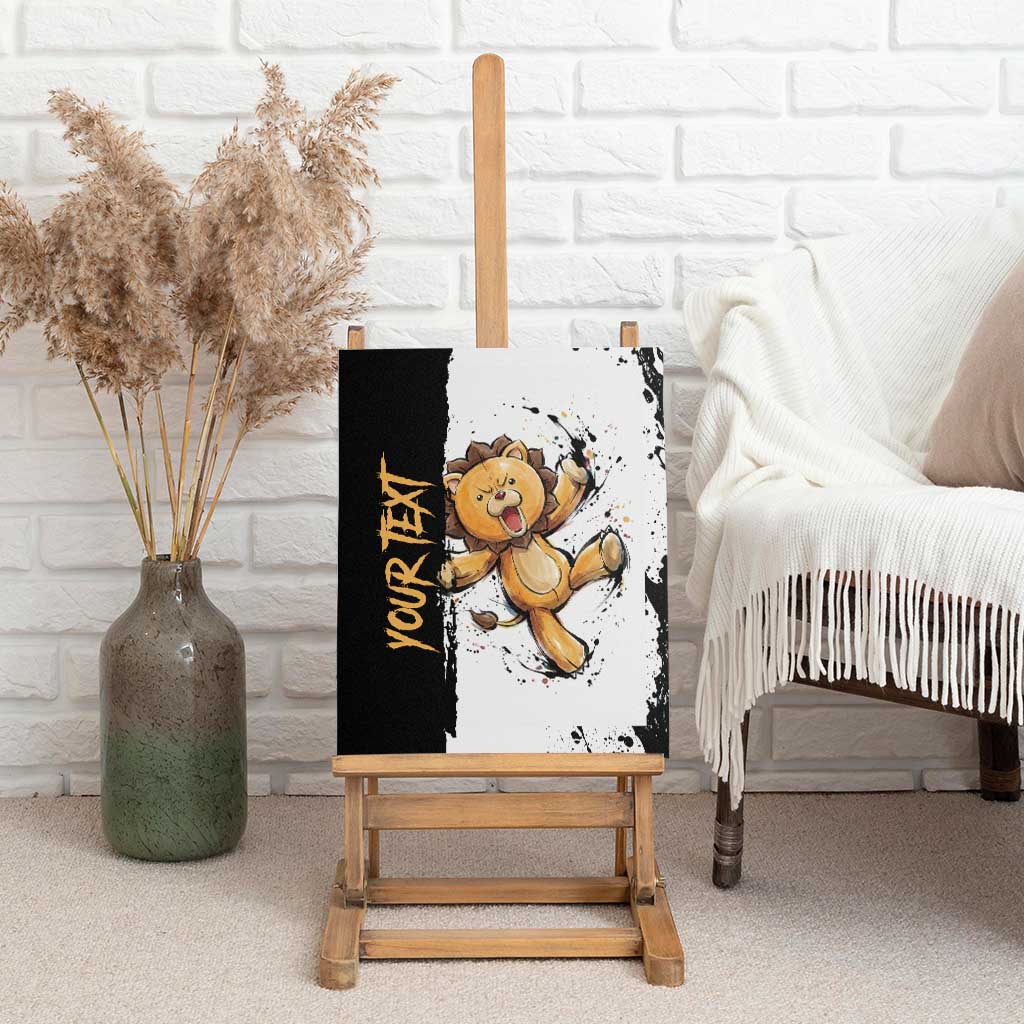 Personalized Kon Canvas Wall Art Ink Splash Anime Brush Style