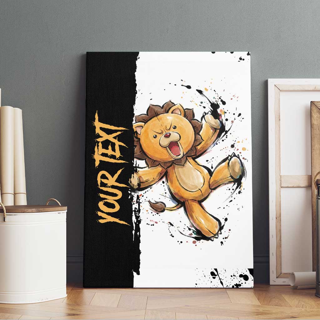Personalized Kon Canvas Wall Art Ink Splash Anime Brush Style