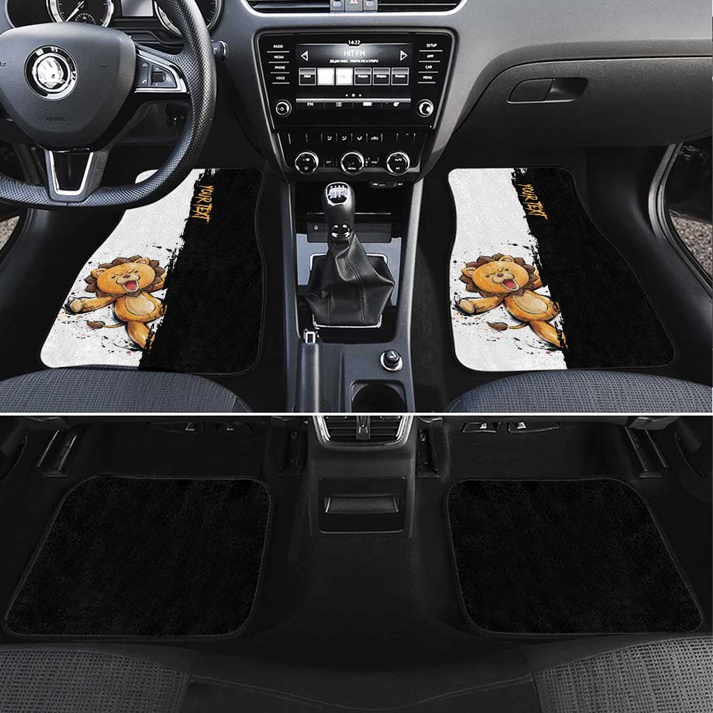 Personalized Kon Car Mats Ink Splash Anime Brush Style