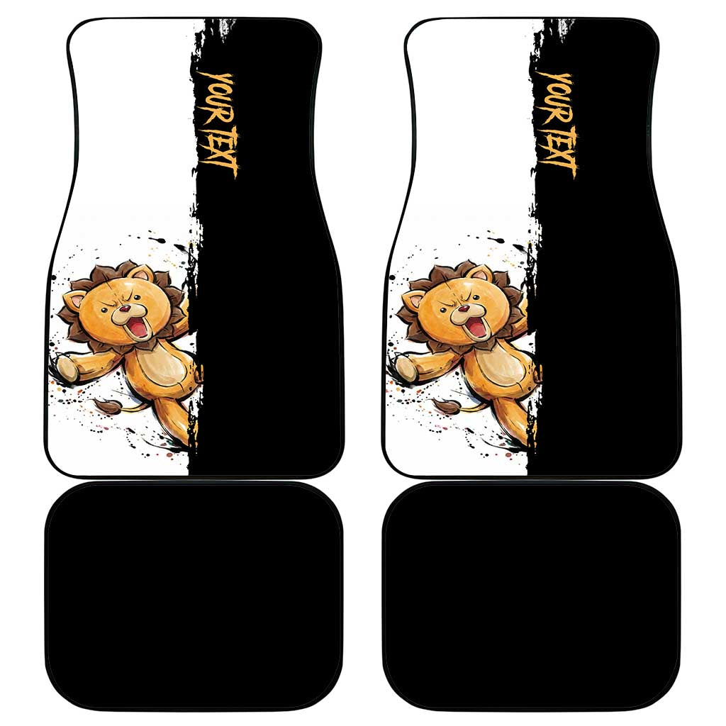 Personalized Kon Car Mats Ink Splash Anime Brush Style