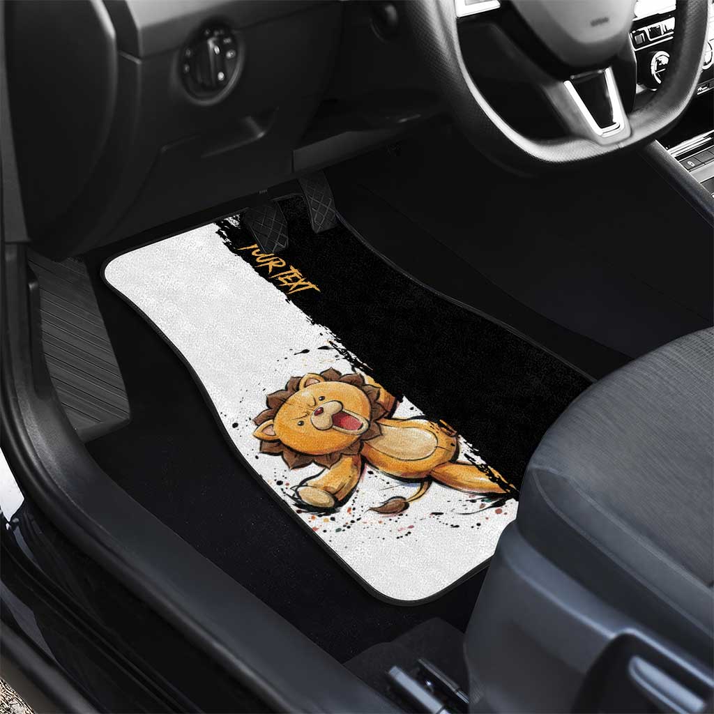 Personalized Kon Car Mats Ink Splash Anime Brush Style