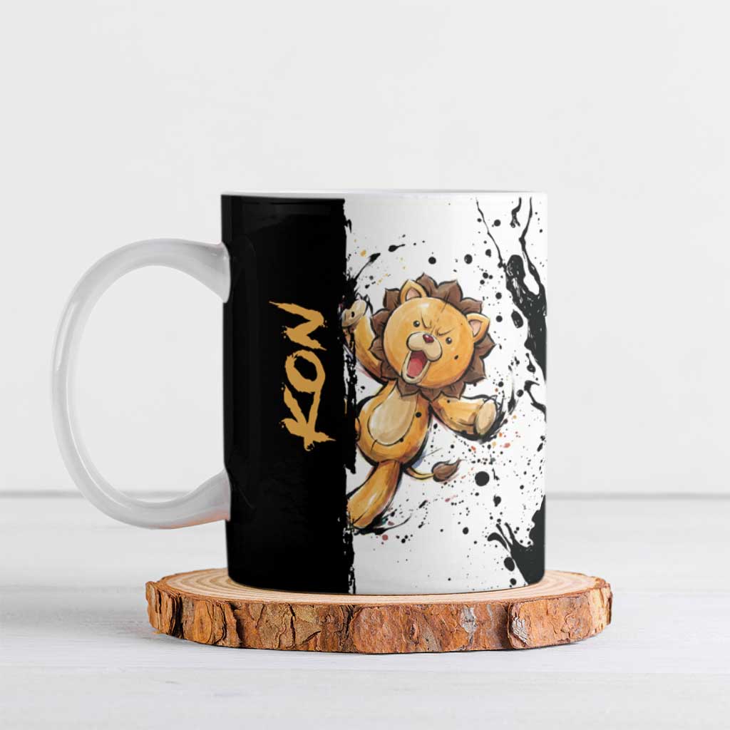 Personalized Kon Ceramic Mug Ink Splash Anime Brush Style