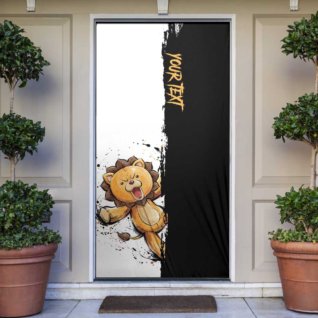 Personalized Kon Door Cover Ink Splash Anime Brush Style