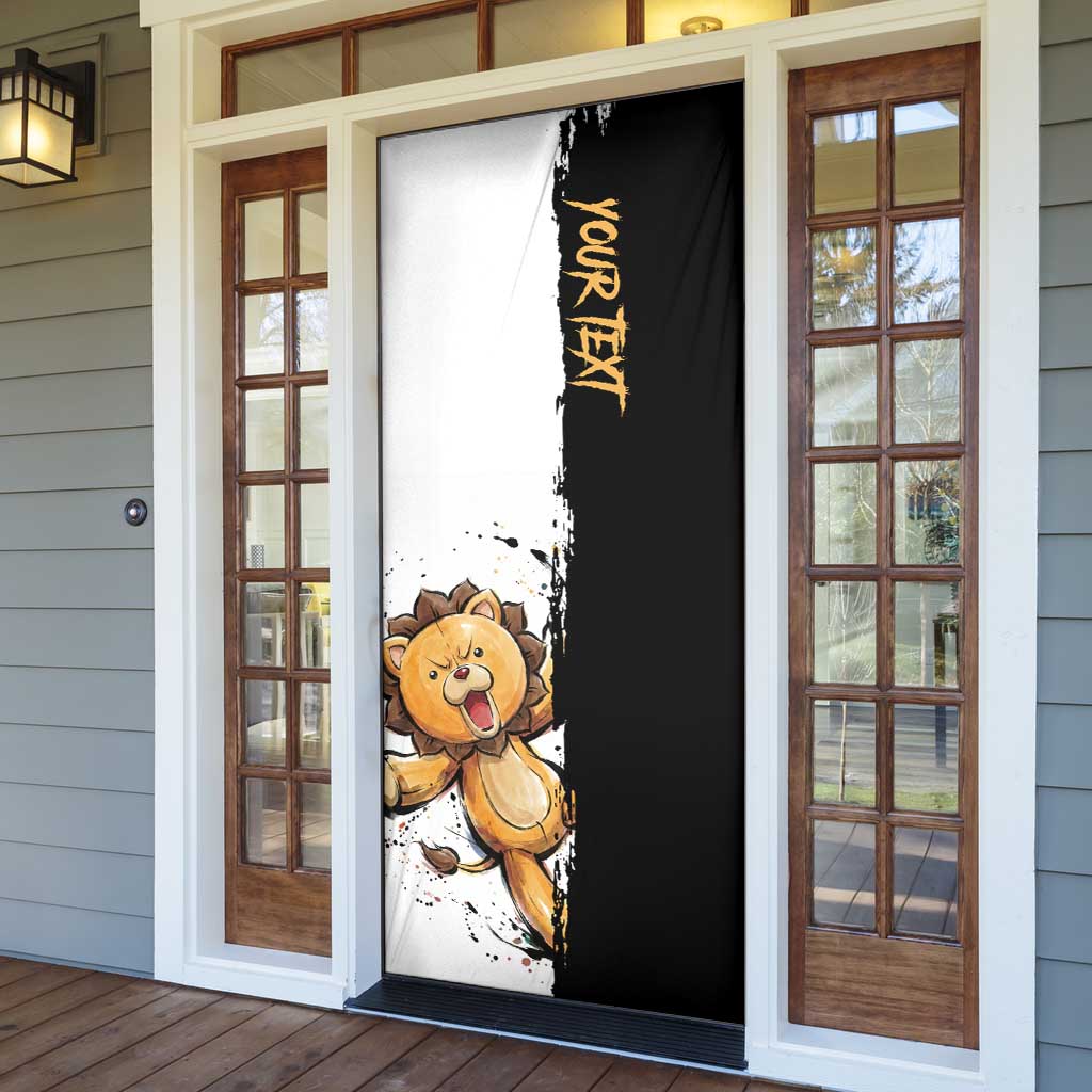 Personalized Kon Door Cover Ink Splash Anime Brush Style