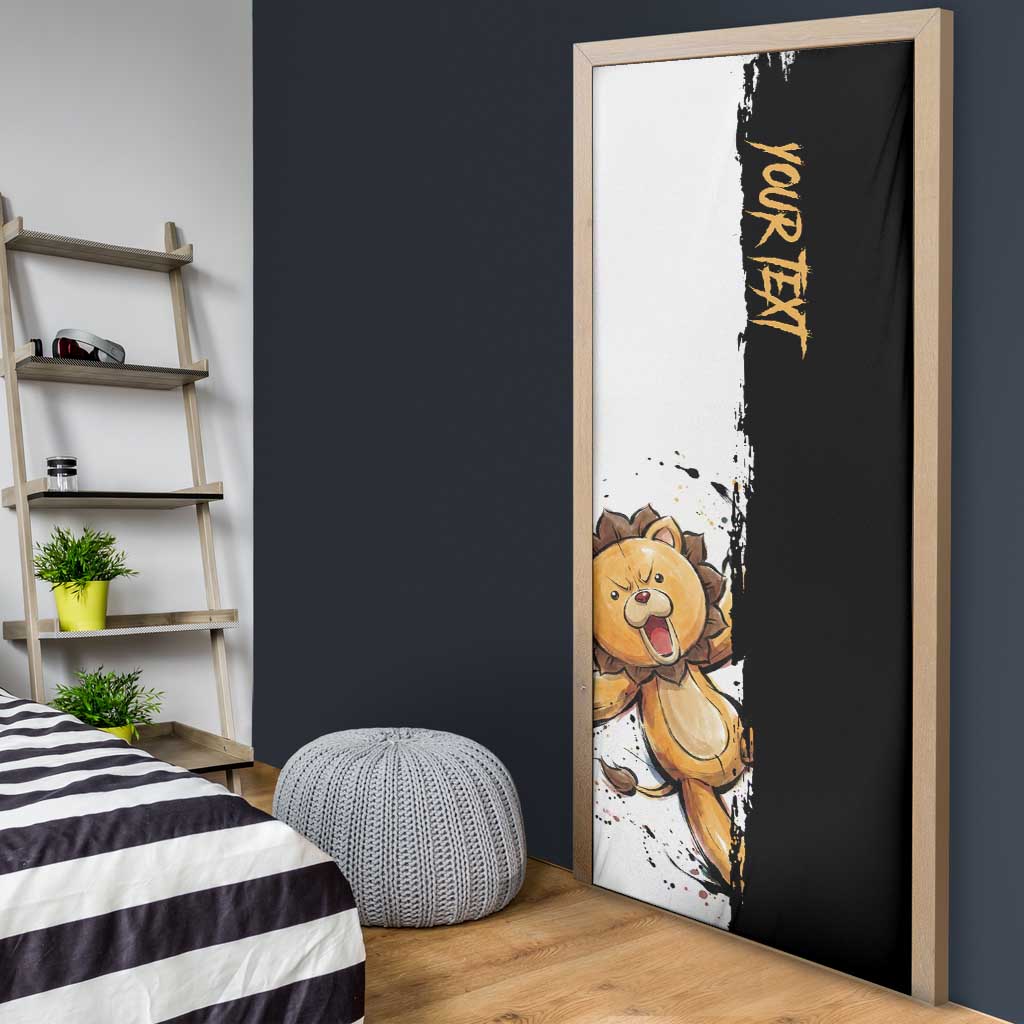 Personalized Kon Door Cover Ink Splash Anime Brush Style