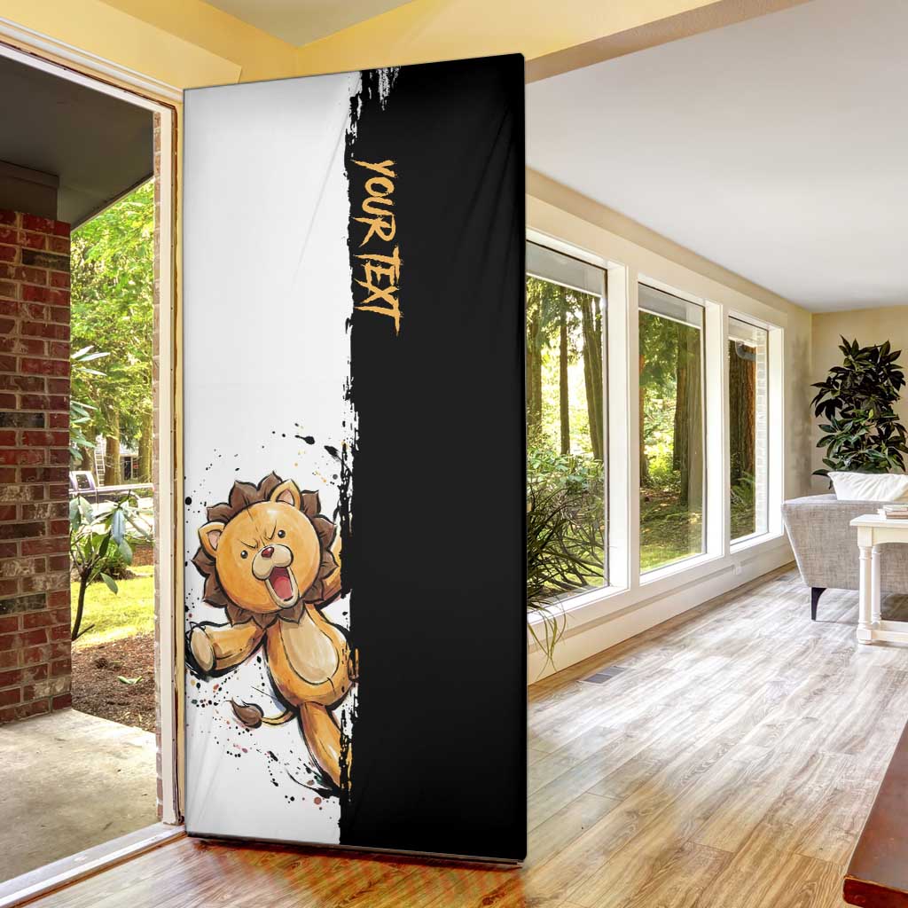Personalized Kon Door Cover Ink Splash Anime Brush Style
