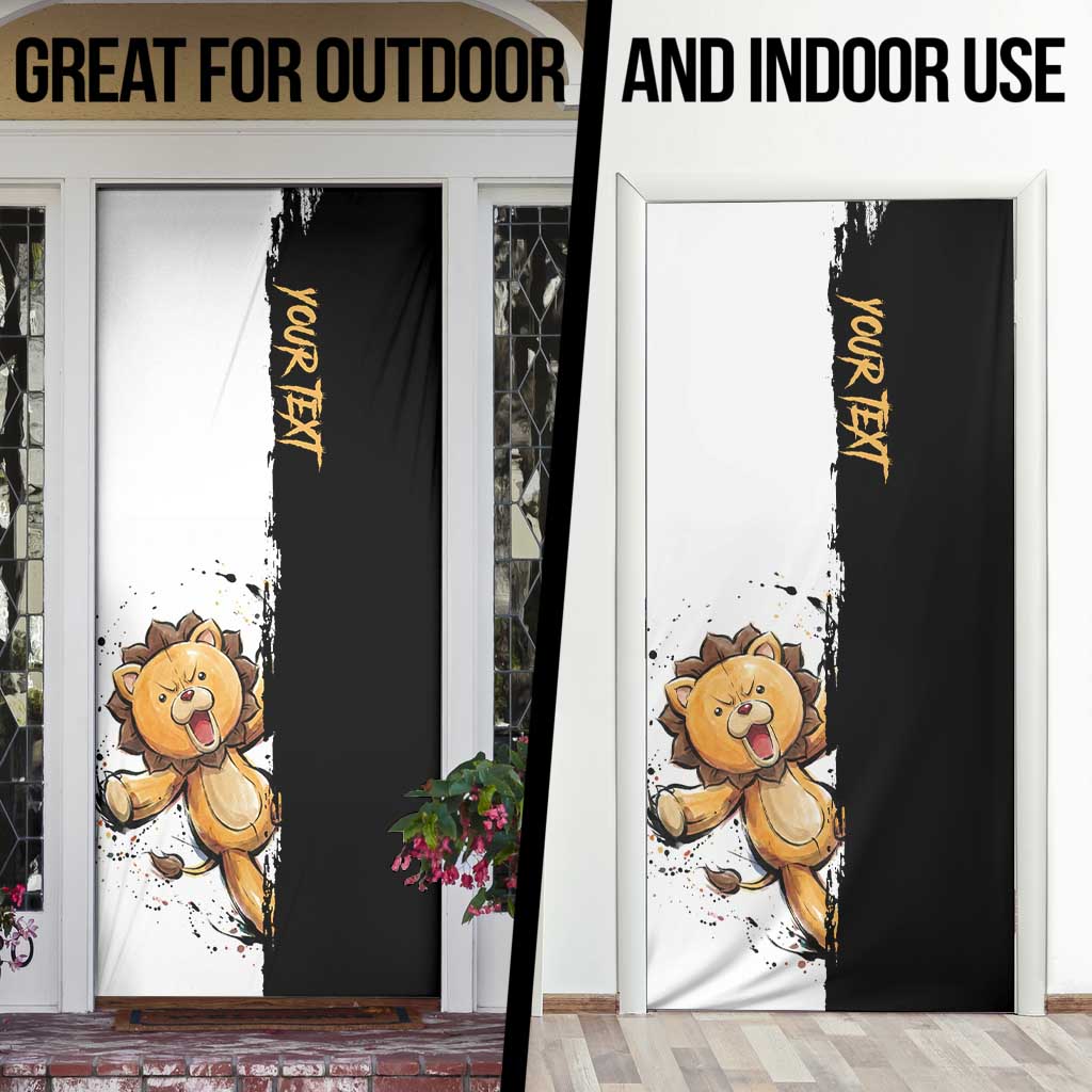 Personalized Kon Door Cover Ink Splash Anime Brush Style