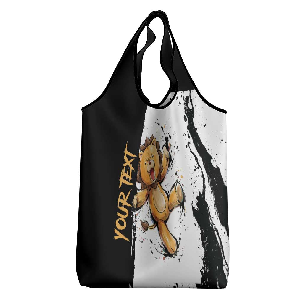 Personalized Kon Grocery Bag Ink Splash Anime Brush Style